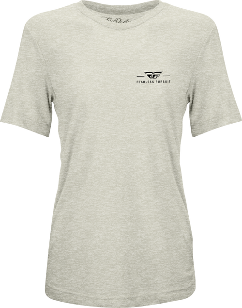 Fly Racing Women'S Fly Motto Tee Cream Md 356-0054M