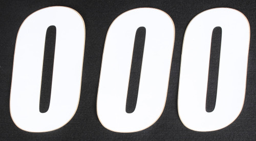 D-Cor Number 0 White 6" 3/Pk 45-16-0