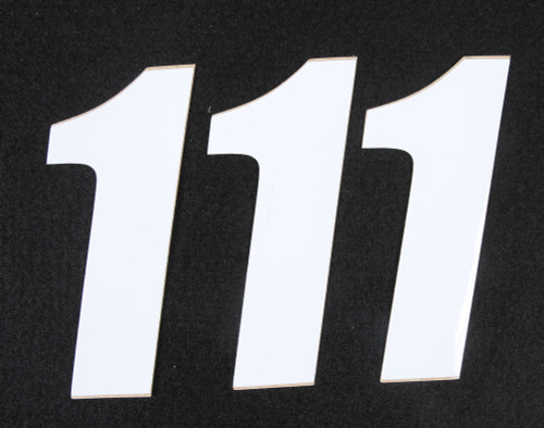 D-Cor Number 1 White 4" 3/Pk 45-14-1