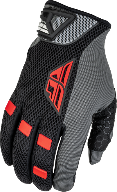 Fly Racing Coolpro Gloves Black/Red Lg 476-4026L