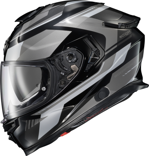 Scorpion Exo Exo-Eclipse Full Face Helmet Lunar White/Black 2X Ecl-1117