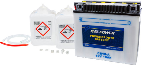 Fire Power Battery W/Acid Cb18-A 12V Heavy Duty Cb18-A Fire Power Battery W/Acid Cb18-A 12V Heavy Duty Cb18-A