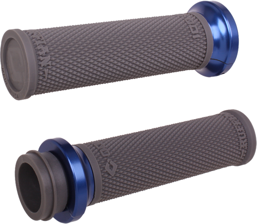Odi Rufian Grips Tbw 1" Graphite/Blue V30Htwh-U