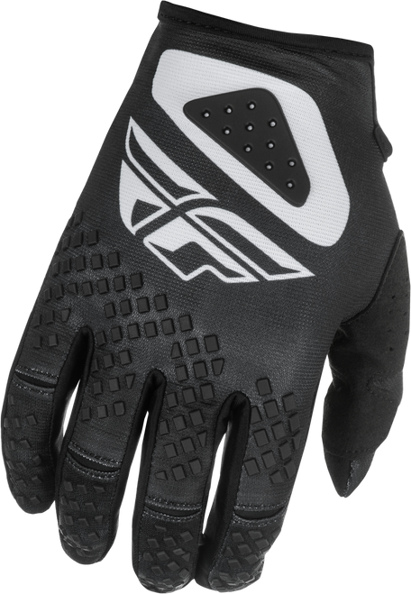 Fly Racing 378-4113X Fly Racing Kinetic Sym Gloves Black/White 3X 378-4113X