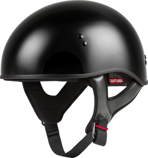 Gmax H145028 Gmax Hh-45 Half Helmet Naked Black 2X H145028