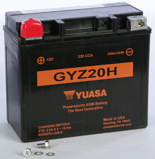 Yuasa Battery Gyz20H Sealed Factory Activated Yuam72Rgh