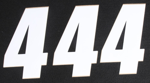 D-Cor Number 4 White 6" 3/Pk 45-16-4