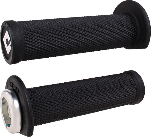 Odi Atv/Pwc Ruffian Lockon Grip 125Mm Black/Silver J33Rfb-S Odi Atv/Pwc Ruffian Lockon Grip 125Mm Black/Silver J33Rfb-S