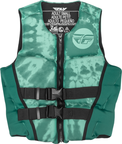 Fly Racing 221-30421L Fly Racing Wmn'S Neoprene Flotation Vest Dark Teal/Light Teal Lg 221-30421L