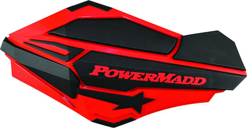 POWERMADD 34402 Powermadd Sentinal Handguards (Red/Black) 34402
