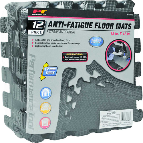 PERFORMANCE TOOL W88988 Performance Tool Shop Floor Mats 12/Pc W88988