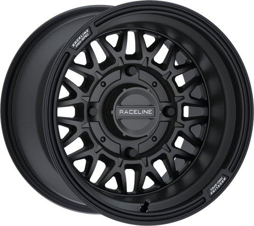 Raceline A13B-51037-00 Raceline Raceline Omega 15X10 4/137 5+5 (0Mm) Satin Black A13B-51037-00