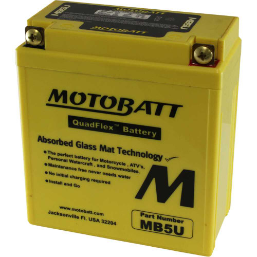 MOTOBATT MB5U Motobatt Battery Mb5U Sealed Factory Activated Mb5U
