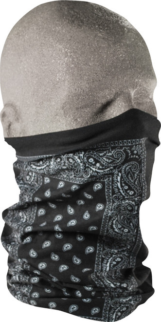 Zan Motley Tube Black Paisley T101