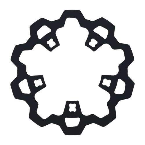 Lyndall Brakes Enforcer 1 Piece Rotor Front Black 11.8 3-231