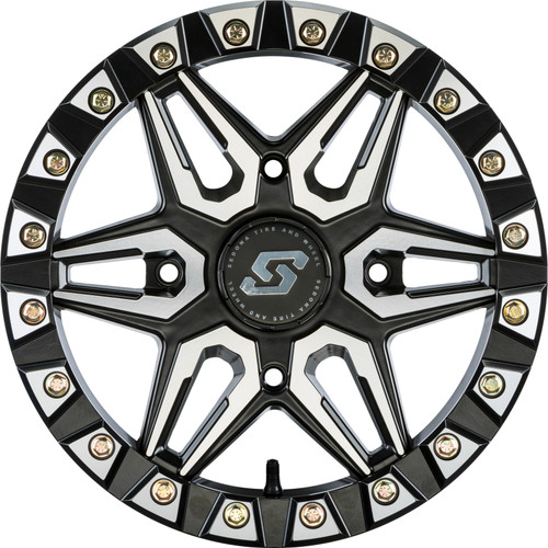Sedona Split 6 Bdlk Wheel 15X6 4/137 5+1 (+38Mm) Blk/Machined A72M-56037+38S Sedona Split 6 Bdlk Wheel 15X6 4/137 5+1 (+38Mm) Blk/Machined A72M-56037+38S