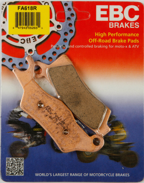 Ebc Brake Pads Fa618R Sintered R Series Fa618R