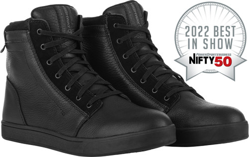 Highway 21 Axle Leather Waterproof Shoes Black/Black Sz 14 361-99614