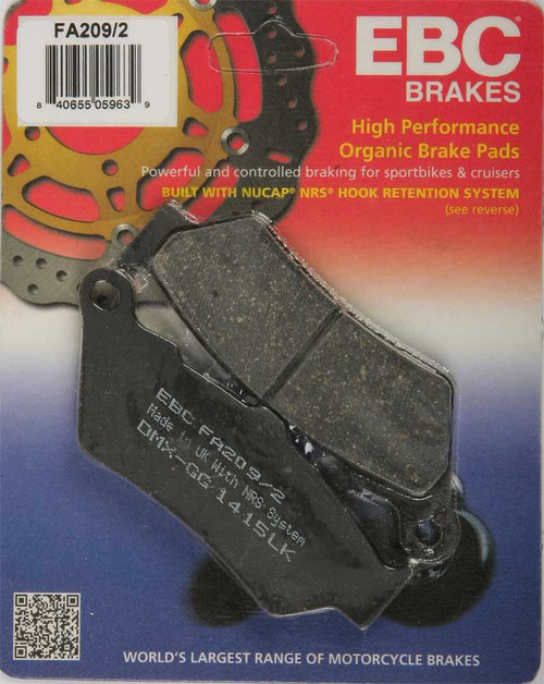 EBC FA209/2 Ebc Brake Pads Fa209/2