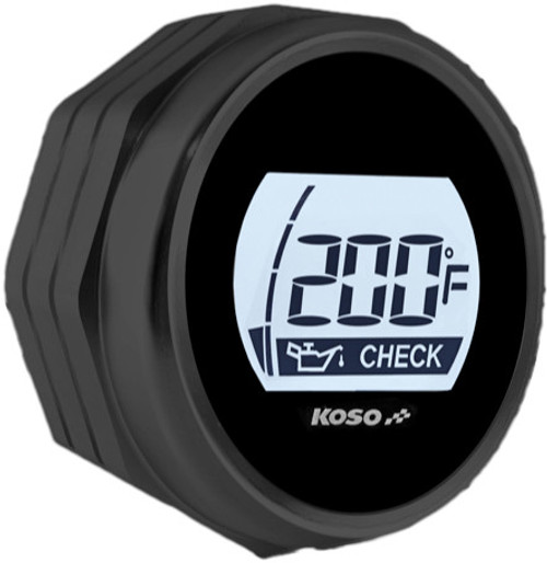 Koso Digital Oil Dipstick Black Fits 07-16 Flh/Flt Ba053001