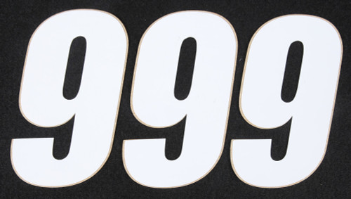 D-Cor Number 9 White 4" 3/Pk 45-14-9