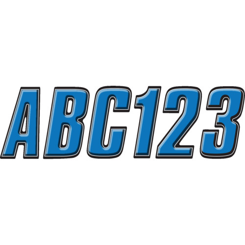 Hardline I.D. Sticker Kit - 800 Series - Blue Blblk800