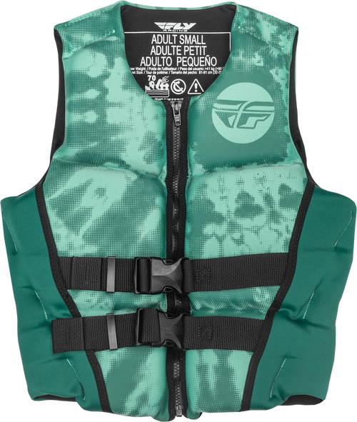 Fly Racing Wmn'S Neoprene Flotation Vest Dark Teal/Light Teal Sm 221-30421S