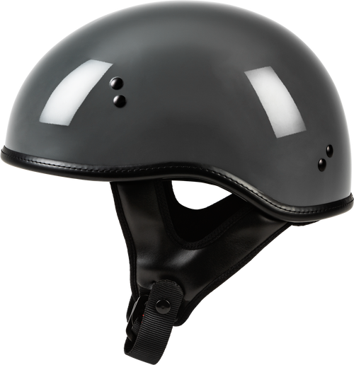 Highway 21 F77-1103XS Highway 21 .357 Solid Half Helmet Grey Xs F77-1103Xs