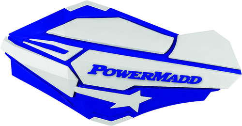 POWERMADD 34421 Powermadd Sentinal Handguards (Blue/White) 34421