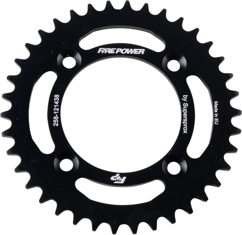 Fire Power FPA-1214-38-BLK Fire Power Rear Sprocket Aluminum 38T Blk Fpa-1214-38-Blk