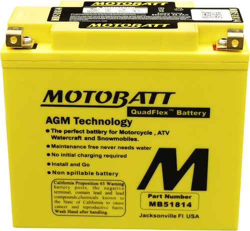 Motobatt Battery Mb51814 Sealed Factory Activated Mb51814 Motobatt Battery Mb51814 Sealed Factory Activated Mb51814
