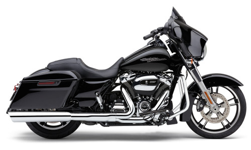 Cobra 909-Twins 4" Slip-Ons Chrome Flh/Flt 17-22 6108