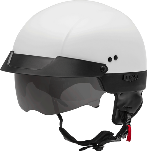 Gmax H1750016 Gmax Hh-75 Half Helmet White Lg H1750016