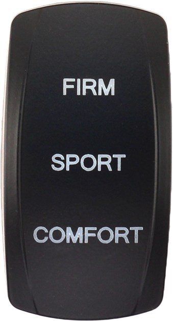 Xtc Power Products SW00-00100048 Xtc Power Products Dash Switch Rocker Face Firm/Sport/Comfot Sw00-00100048