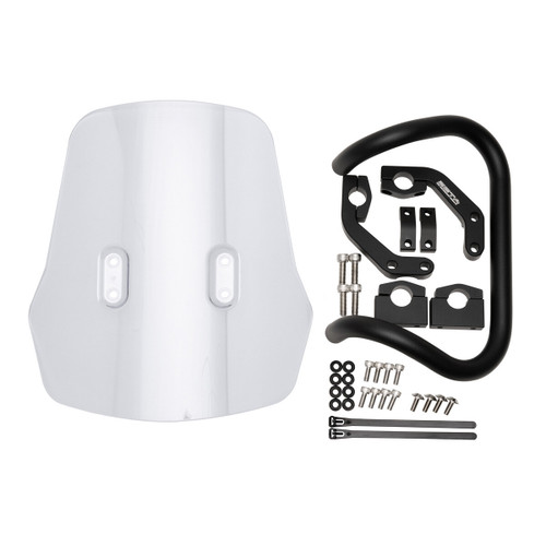Zeta Windscreen Adventure Kaw Ze70-1111