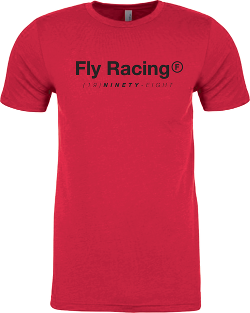 Fly Racing 354-0316M Fly Racing Fly Trademark Tee Red Md 354-0316M