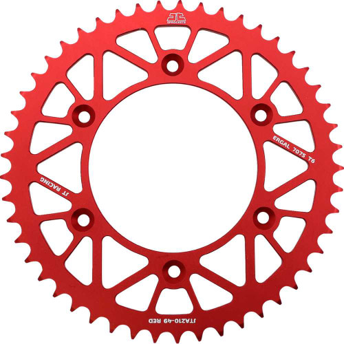 JT SPROCKETS JTA21049RED Jt Sprockets Rear Sprocket - Beta/Honda - Red - 49 Tooth Jta210.49Red