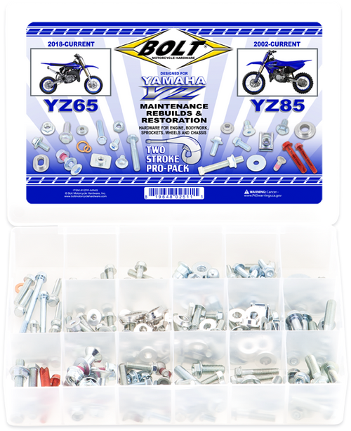 Bolt Propack Yamaha Mini 2 Stk Yam Yz65/85 Yzpp-Minis