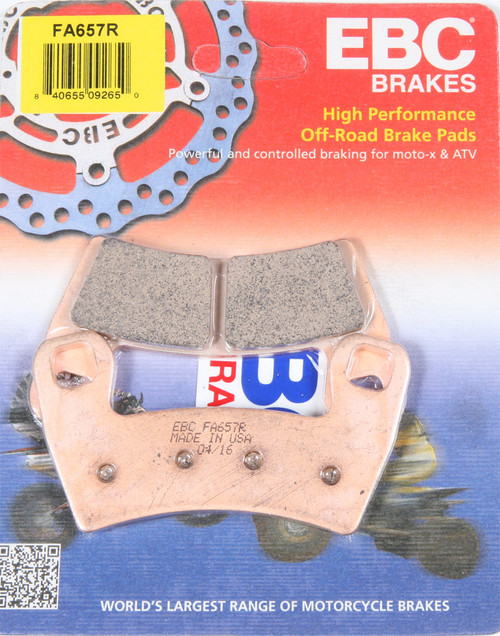 Ebc Brake Pads Fa657R Sintered R Series Fa657R