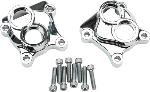 Harddrive 68-321 Harddrive Twin Cam Tappet Cover Set Chrome 68-321