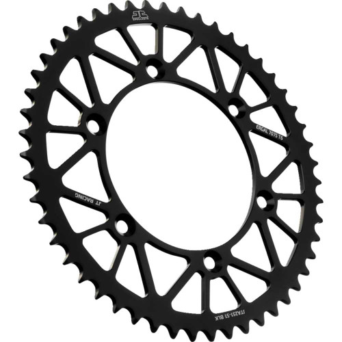 JT SPROCKETS JTA25151BLK Jt Sprockets Rear Sprocket - Black - 51 Tooth - Yamaha Jta251.51Blk
