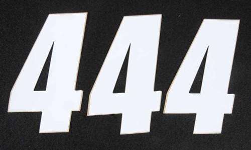 D-Cor 45-14-4 D-Cor Number 4 White 4" 3/Pk 45-14-4