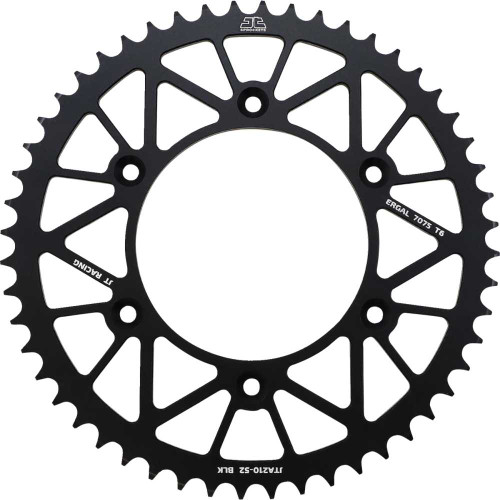 JT SPROCKETS JTA21052BLK Jt Sprockets Rear Sprocket - Beta/Honda - Black - 52 Tooth Jta210.52Blk