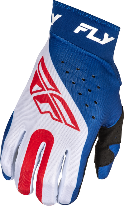 Fly Racing 378-0463X Fly Racing Pro Lite Gloves Red/White/Blue 3X 378-0463X