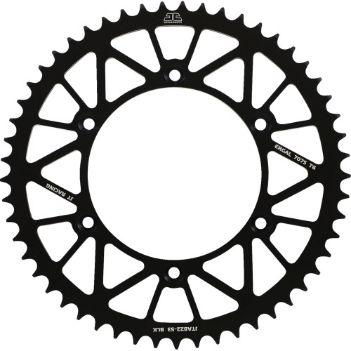 Jt Sprockets Rear Sprocket - 520 - Black - 53 Tooth Jta822.53Blk