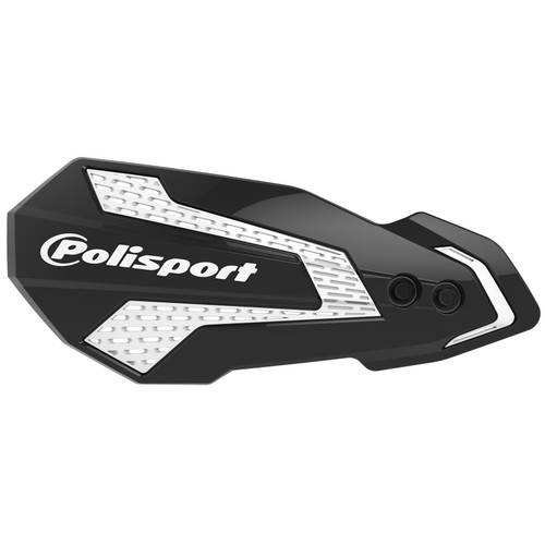 Polisport Mx Flow Handguards Black/White 8308200019 Polisport Mx Flow Handguards Black/White 8308200019