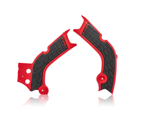 Acerbis X-Grip Frame Guards Red/Black 2736331018