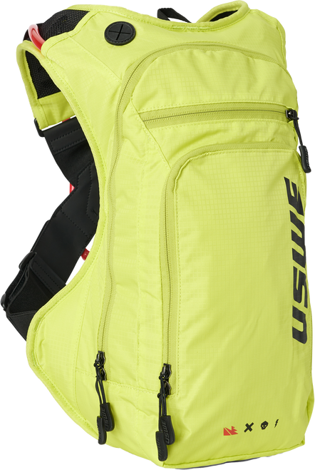 USWE 209077002 Uswe Outlander Moto 9L Hydo Pack Crazy Yellow 209077002