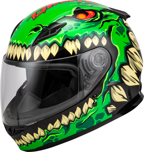 Gmax Youth Gm-49Y Drax Helmet Green Ym F1499051