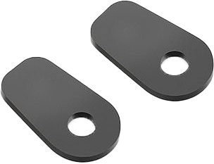 Rizoma FR221B Rizoma Turn Signal Mounting Kit 2 Pcs Black Fr221B